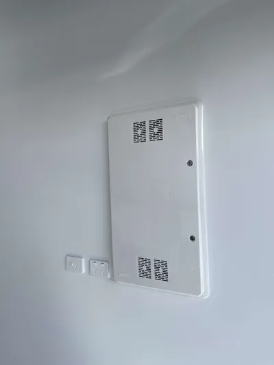 Clipsal switchboard and power outlet installation