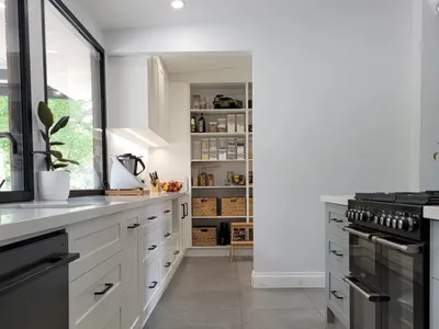 Residential kitchen LED downlight installation